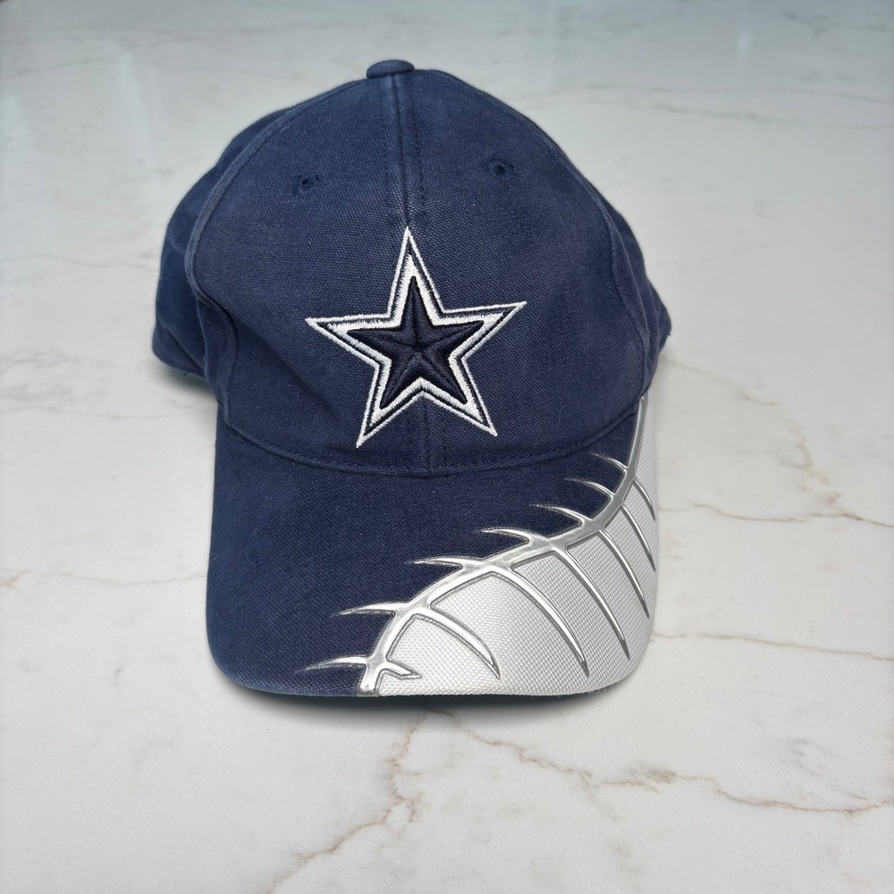 Dallas Cowboys NFL Pro Line Hat Navy Blue Silver Star Adjustable Baseball Cap